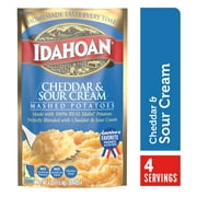 Idahoan Cheddar & Sour Cream Mashed Potatoes, 4 oz Pouch