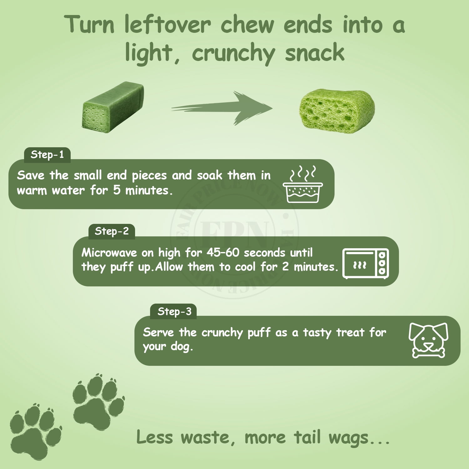 FPN Cheese Dog Chew Spirulina Himalayan Yak – Long Lasting Natural Dog Chews for Aggressive Chewers – High Protein Cow Milk Alternative Healthy Dental Dog Treat – Made in Belgium (Large)