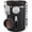 Black, variant on Coffee Canister with Window,Airtight Stainless Steel Pantry Container,Kitchen Food Storage Organizers for Beans,Ground,Espresso,Rice,Tea,Sugar, Cereal,Lids,Jars,22 oz