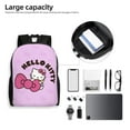 thumbnail image 3 of Hello Kitty Backpack Bookbag Casual Daypack Travel Backpacks for Work Hiking Camping, 3 of 6