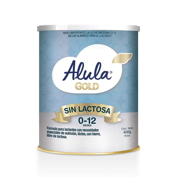 Fórmula para lactantes Alula Alula Gold sin lactosa etapa 1 de 0 a 12 meses 400 g