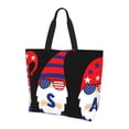 thumbnail image 2 of Fuzoiu 4th of July Gnomes Print Tote Bags for Women,Shoulder Bag, Gym Tote,Top Handle Ladies Shoulder Bags for Work Beach Travel and Shopping Grocery, 2 of 9