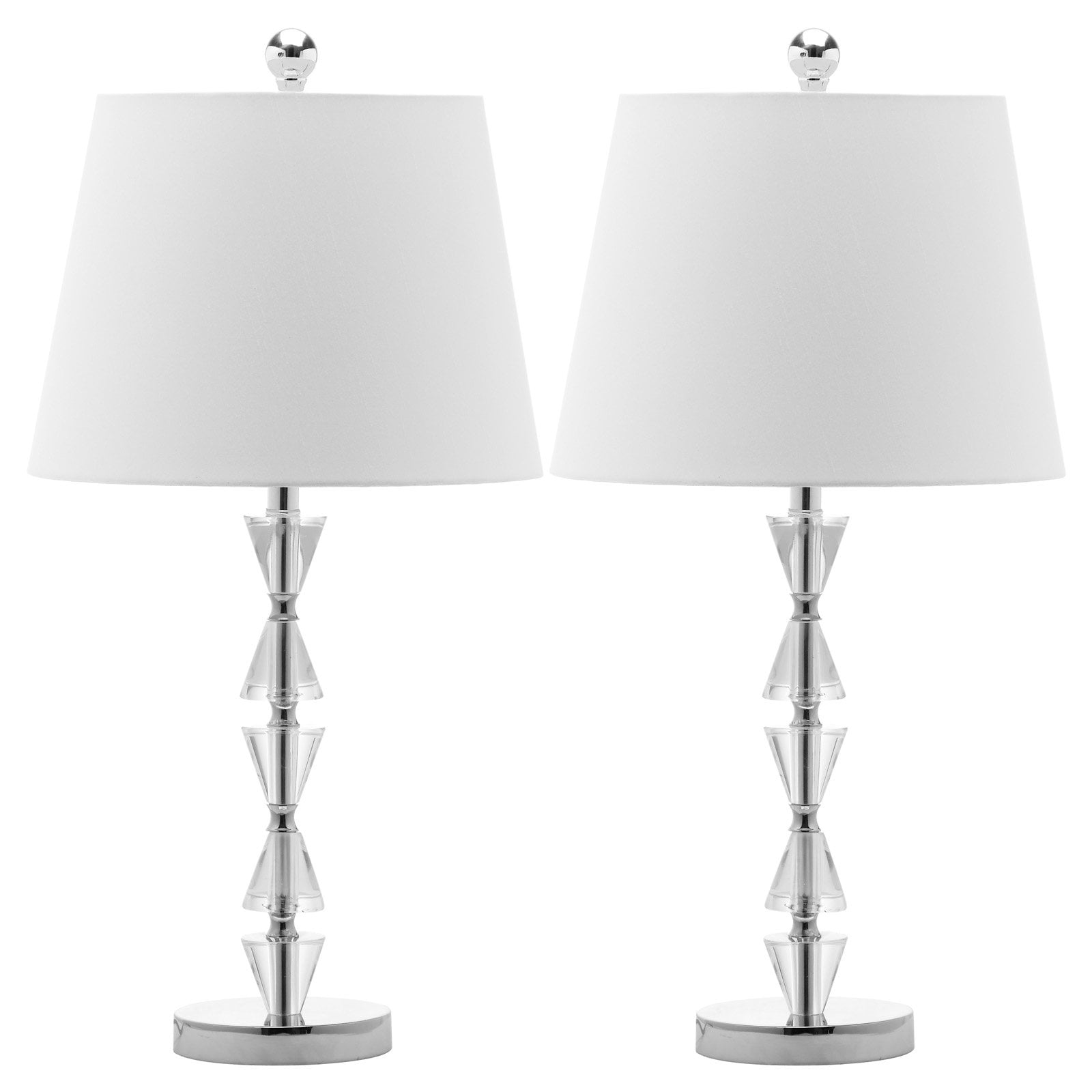 Safavieh Deco Prisms LIT4129A Crystal Table Lamp Set of 2