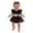 R92-Black, variant on RMGVDSD Baby Girl Clothes Infant Tulle Romper Dress Ruffe Sleeveless Bodysuit Floral Tulle Dresses With Hairband Cute Party Outfit 1-3 Months