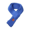 thumbnail image 1 of FOCUSNORM Kids Knitted Scarf Letter Patterns Neckerchief Neck Warmer Shawl, 1 of 7