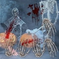 thumbnail image 4 of CNKOO Realistic Skeleton Hand Halloween Skeleton Hand Set Realistic Life Size Prop for Spooky Party Decorations Haunted Houses, 4 of 5