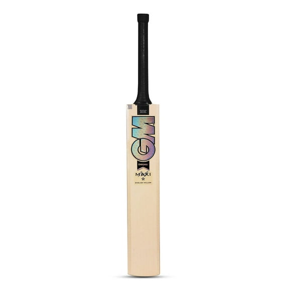 Gm Chroma Maxi English Willow Short Handle Cricket Bat , Size - 5 | Ideal For Leather Cricket Ball