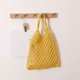thumbnail image 4 of Hand-woven Soft Cotton Large Straw Shoulder Bag Boho Straw Handle Tote Retro Summer Beach Bag Rattan Handbag, 4 of 7