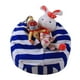 thumbnail image 3 of Puff extragrande para guardar juguetes de peluche, funda para puf infantil, asiento suave para el hogar (96 cm), 3 of 5