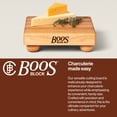 thumbnail image 4 of John Boos B Series Square Wood Cutting Board with Feet, 9" x 9", Maple, 4 of 7