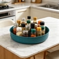 thumbnail image 6 of YFGEFTR Makeup Perfume Organizer Tray, Round Tray with Large Capacity, for Dresser/Vanity/Bathroom Countertop, 360 Degree Rotating, 6 of 8