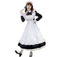 thumbnail image 2 of Lilgiuy Japanese Women Maid Outfit Cosplay Costume Victorian Maid Dress Apron Christmas Halloween Costumes for Carnival Time, 2 of 5