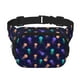 thumbnail image 1 of Fotbe Sea Jellyfish Cangurera Cuadrada con Estampado de Doble Capa, Bolsa de Cintura Ajustable Mini para Hombres y Mujeres, 1 of 9
