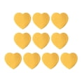thumbnail image 3 of TOOYFUL Makeup Facial Sponges Cleanser Sponges Pad Heart Shaped Facial Cleansing Sponges Wood Pulp Face Cleaning Pads for Facials SPA Yellow 10pcs, 3 of 10