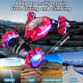thumbnail image 5 of Gesture Sensing RC Stunt Car,2.4GHz 4WD Double Sided 360°Rotating Off Road Vehicle with Lights Music,RC Stunt Car Toys for Boys Girls,Rose Red, 5 of 8