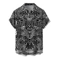 thumbnail image 5 of DGMIOCS Chemise Homme Grande Taille Ajustée Douce Quotidienne Gris Foncé S, 5 of 5
