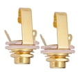 thumbnail image 2 of Conector de Zócalo de salida de guitarra Hugo 6.35mm dorado, 2 of 7
