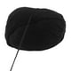 Foulard de Chapeau en Fibre Acrylique Cadeau d'Artisanat Tricot Aiguille Fil de Tissage Noir 50g – image 3 sur 4