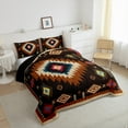 thumbnail image 2 of jejeloiu Vintage Aztec Rhombus Bedding Comforter Set,Colorful Bohemian Rhombus Twin Comforter Sets,Boho Tribal Geometric Bedding Set For Kids,Luxury Bedroom Decor Reversible,2-Piece, 2 of 7
