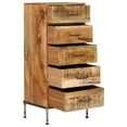 thumbnail image 3 of vidaXL Commode 45x35x106 cm Bois de Manguier Massif, 3 of 5