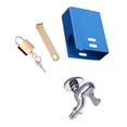 thumbnail image 1 of Maoww Outdoor Faucet Lock Cover Anti Theft Tap Padlock for Park Blue Square, 1 of 3
