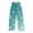 Cyan, variant on Women's Merry Christmas Print Pajama Bottoms, Soft Fleece-Lined Sleep Pants with Festive Snowflake and Tree Designs, Casual Home Wear for Winter,Red XS