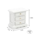 thumbnail image 6 of Miniature Bedside 1:12 Furniture Dollhouse Nightstand Bedroom Drawer Cabinet Model Accessories Mini House Scene Building Tabletop Decorations (White), 6 of 6
