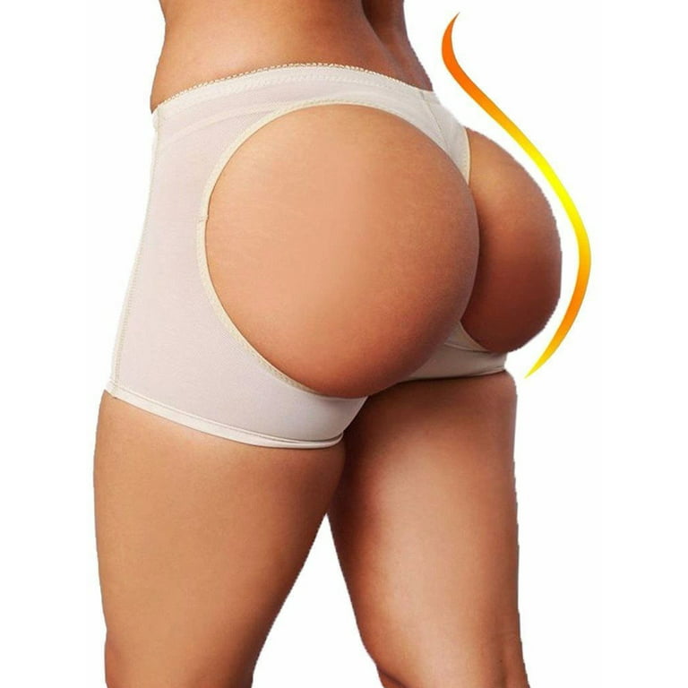 CenturyX Booty Lifter Panties Sexy Shapewear Underwear Women's Butt Lift  Shaper Butt Lifter With Tummy Control Beige 3XL 
