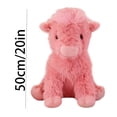 thumbnail image 3 of Pink Cow Plush ，Valentines Gifts for Her - Romantic Cow Plush Stuffed Animal, 3 of 7