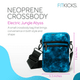 thumbnail image 2 of FITKICKS Crossovers Active Sport Lifestyle Crossbody Bag Sport Water-Resistant Casual, Abyss (Unisex), 2 of 7