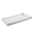 thumbnail image 1 of Plateau de Service Jetable table de Buffet pour BBQ Blanc 21x10cm, 1 of 9