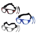 thumbnail image 5 of Hot Sales Sports Practical Basketball Glasses Explosion-Proof Football Goggles Protective Frame With Interchangeable Mirror Legs Black+Red, 5 of 5