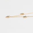 thumbnail image 4 of Hermoso Collar Corazones Negros De Moda Juvenil Oro 14K Lam dorado Unitalla, 4 of 8