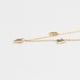 thumbnail image 4 of Hermoso Collar Corazones Negros De Moda Juvenil Oro 14K Lam dorado Unitalla, 4 of 8