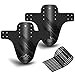 thumbnail image 3 of NICEDACK Bike Fender, Adjustable MTB Mud Guard, Front and Rear Compatible Mudguards for 26", 27.5", 29" Bikes and All Disc Brake Bicycle (Black), 3 of 4