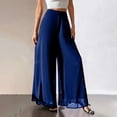 thumbnail image 2 of LEKODE Womans Pants Comfy Pants Women Fishing Pants Summer Pants for Women Wide Leg Pants Woman Exercise Pants for Women Running Pants Women Plus Size Pants Golf Pants Blue S, 2 of 5