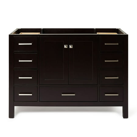 Ariel A049s-Bc Cambridge 48" Single Free Standing Vanity Cabinet Only - Brown