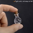 thumbnail image 4 of Unique Bargains Mini Bouteilles en Verre avec Bouchon en Liège Forme de Boule, 20 Pcs, 4 of 6