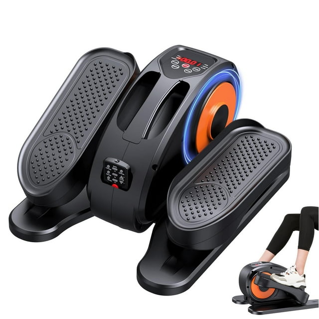 Ejercitador eléctrico de pedal GUGTTR para debajo del computadora compacto y silencioso con monitor y control remoto