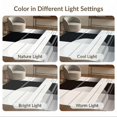thumbnail image 7 of ODIKA 2'x3' Ultra-Soft Accent Mat, Alfombras Minimalist Abstract Interlocking Motif Para Habitacion None Washable, Bare feet friendly, Easy Care Indoor rug for Bedside, Footrest, 7 of 7