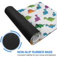 thumbnail image 6 of Long Mouse Pads for Desk,White Dinosaurs Pattern Desk Mats on Top Of Desks, Desk Mouse Pad Extra Large with 3mm Non-Slip Base and Stitched Edge for Gaming,Office,Work,Home 47.3"x23.6", 6 of 6
