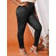 thumbnail image 3 of Leggings Talla Extra Mariposas Estampadas Rosegal Leggings de talla grande, 3 of 5