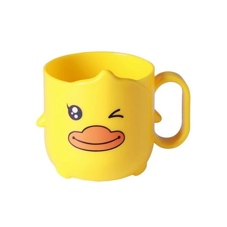 

Cartoon Plastic Cup Lightweight Cute Shatter-Resistant Kids Drinking Mug Cup Portable Travel Tooth Brush 330ml Bathroom