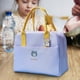 thumbnail image 3 of Xihbxyly Bolsa de Almuerzo Tipo Lonchera, Bolsa Aislante con Papel de Aluminio, Diseño de Bolsillo Frontal, Cierre de Cremallera, Ideal para El Trabajo, La Escuela, Viajes, Uso Multifuncional, Tamaño, 3 of 4
