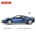 thumbnail image 3 of TGRCM-CZ 1/36 Scale McLaren 650S Casting Car Model, Zinc Alloy Toy Car for Kids, Pull Back Vehicles Toy Car for Toddlers Kids Boys Girls Gift, 3 of 7