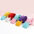 thumbnail image 3 of Children's Macaron Colour Blocking Canvas Belt Unisex Jeans Accessories Simple Versatile Colourful Belt Plastic Buckle, 3 of 6