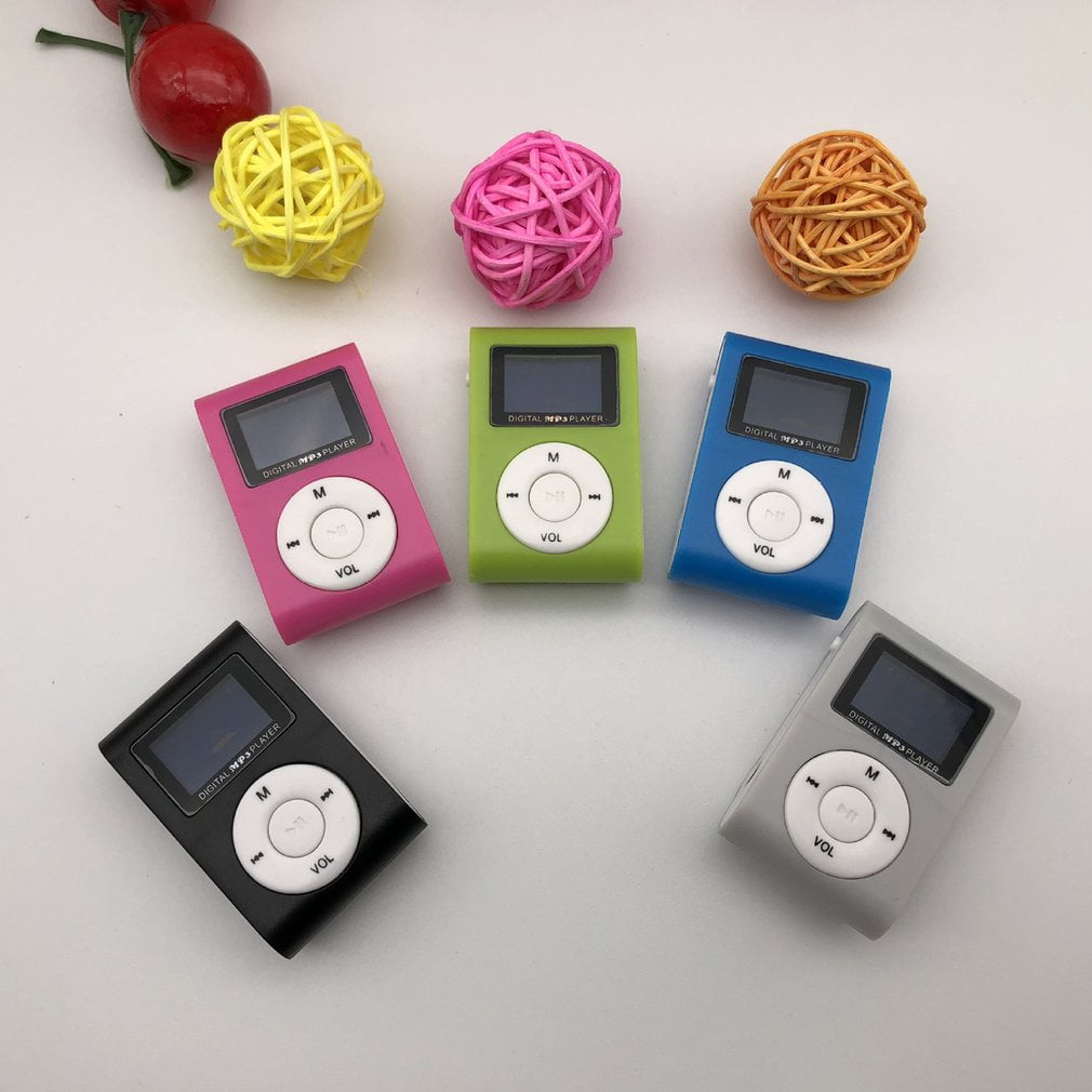 2018 New Small Size Portable MP3 Player Mini LCD Screen MP3 Player