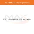 thumbnail image 2 of MAX Advanced Brakes - Front Brake Kit For 2007-2009 Hyundai Santa Fe| Carbon Ceramic Brake Pad and Rotor Kit| Daily Driving Geomet Coated Brake Rotors, 2 of 9
