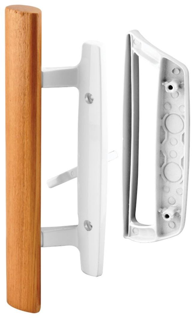 Sliding Glass Door Handle Set 3 15 16 In Diecast White Mortise Hook Style Com Sliding Glass Door Handle Set 3 15 16, Sliding Door Replacement Handle