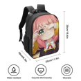 thumbnail image 2 of Anya Forger Spy X Backpack 16 Inch Bookbag Casual Daypack Travel Backpacks for Work Hiking Camping, 2 of 6